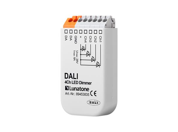 LED dimmer DALI 4kanaler 8A